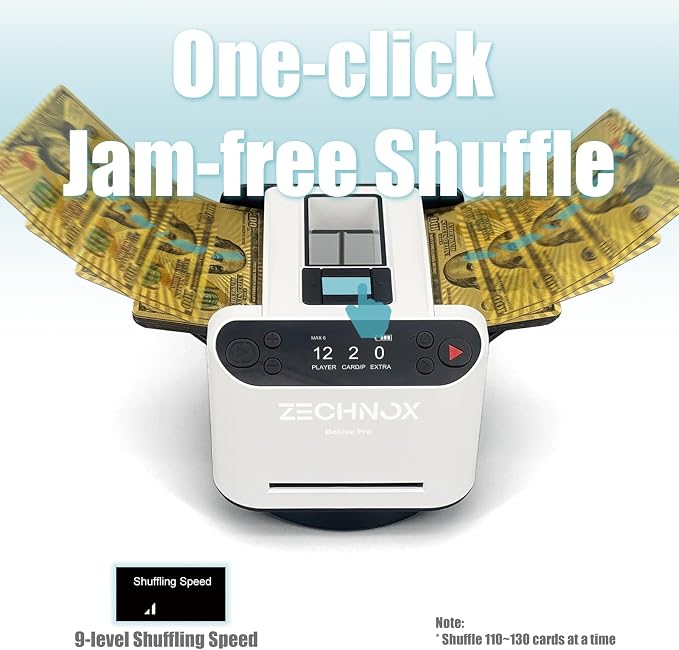 2025 New Smart 2-in-1 Automatic Card Shuffler and Dealer, Programmable Card - Image 2