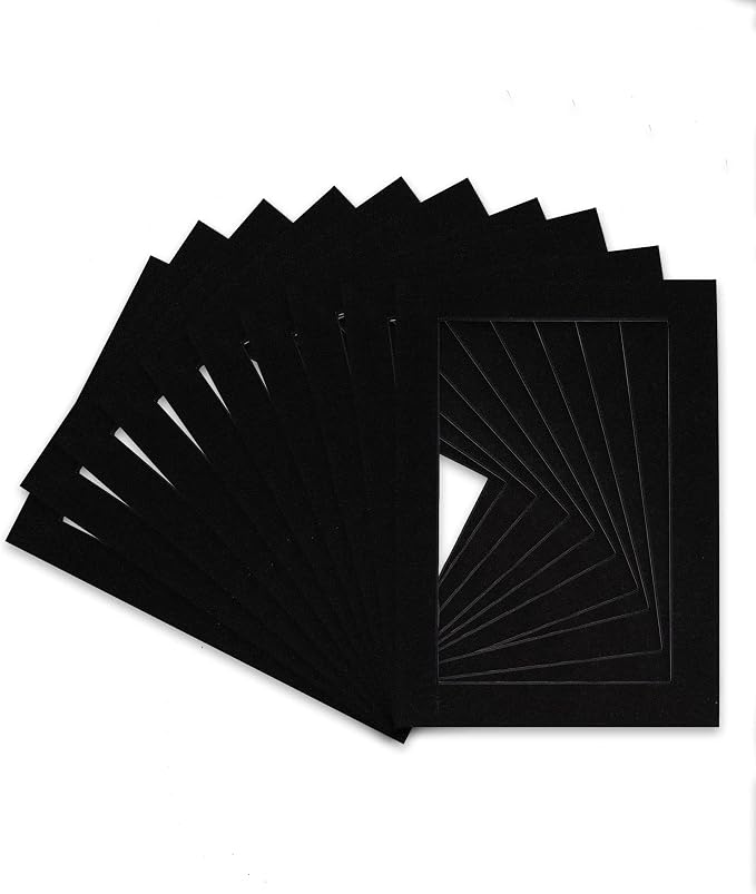 Pack of 25 Acid Free 11x14 Mats Bevel Cut by Poster+Palooza