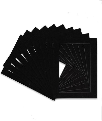 Pack of TEN 11x14 Mats Bevel Cut by Poster+Palooza