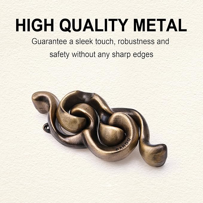 9pcs Metal Puzzle for Adult Disentanglement Puzzles Lock Puzzle Games Set Gift - Image 2