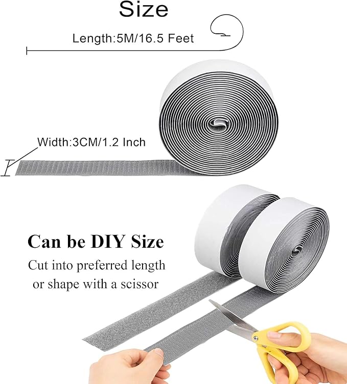 BRAVESHINE 16.5FT Hook and Loop Tape Roll - Image 4