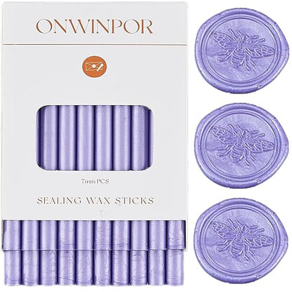 Pearl Purple Wax Seal Sticks by ONWINPOR