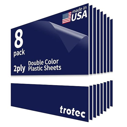Trotec TroLase | 12"x12"x1/16", Guillotine | Made in USA by TrotecEngravingSupplies