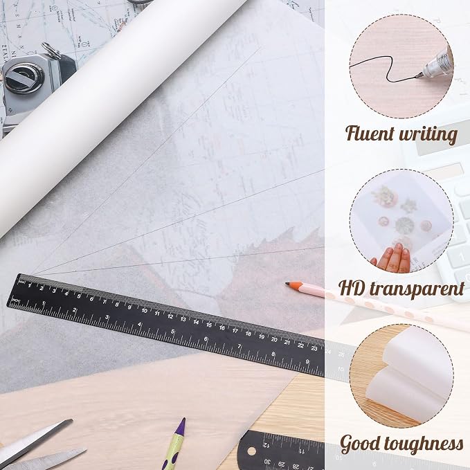 Tracing Paper Roll 17in x 25yd, Gift Wrapping - Image 3