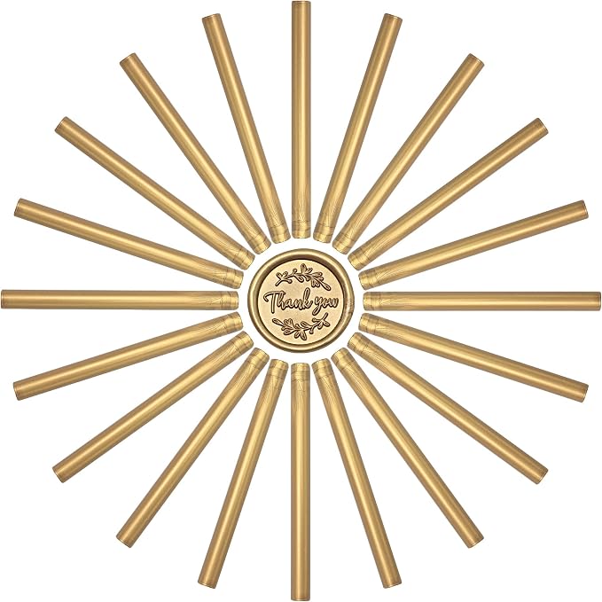 SWANGSA 20 Pieces Glue Gun Sealing Wax Sticks Antique Gold - Image 3