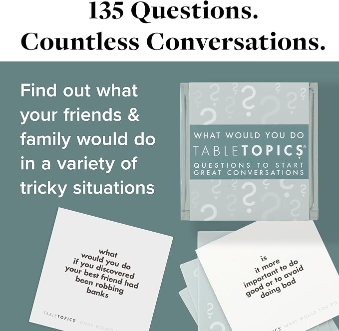 TableTopics What Would You Do Question Card Game - Image 2