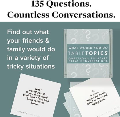 TableTopics What Would You Do Question Card Game - Image 2
