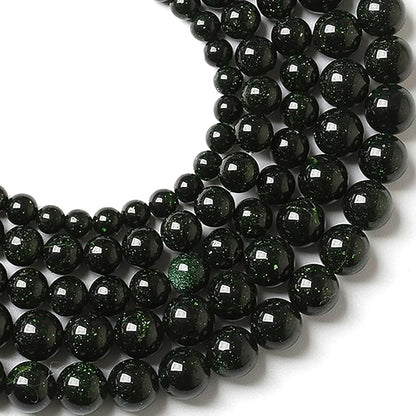 12MM 32pcs Natural Green Sandstone Energy Healing Beads Round Loose Beads - Image 3