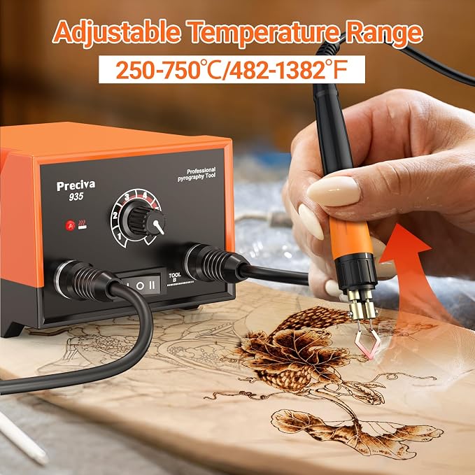 Preciva 935 Dual Handle Wood Burning Kit - Image 2