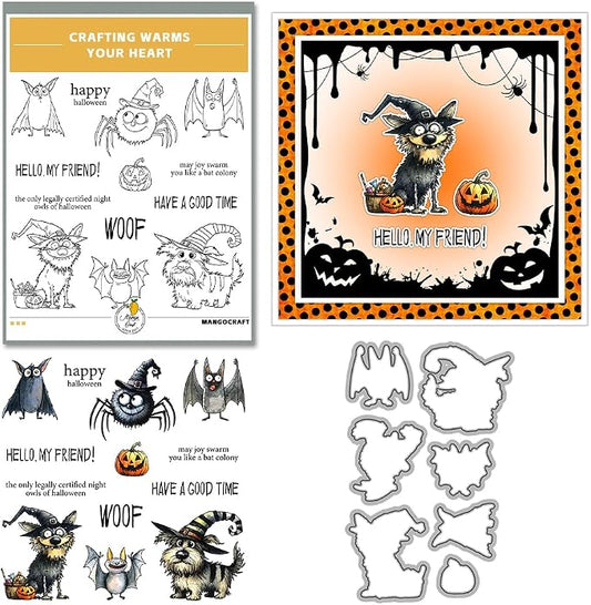 Halloween Clear Silicone stampReusable Stamp by YIXUAN