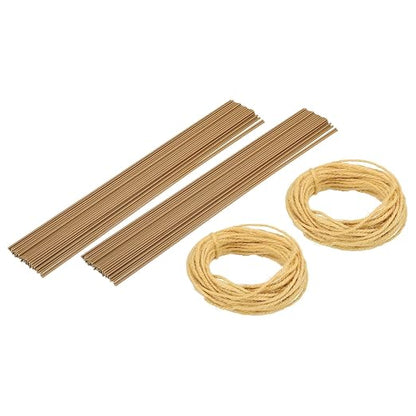 uxcell 100Pcs 2 Gauge Floral Wire, 11.81" Length Flower Stem Wires by uxcell