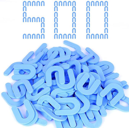 Horseshoe Shim Tile Spacers 1/16 Inch Tile Spacers U Shape Plastic Shims by Jauyas