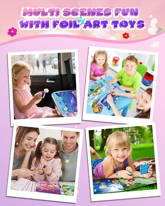 Baobrava Foil Art Fun Kit for Kids - Image 6