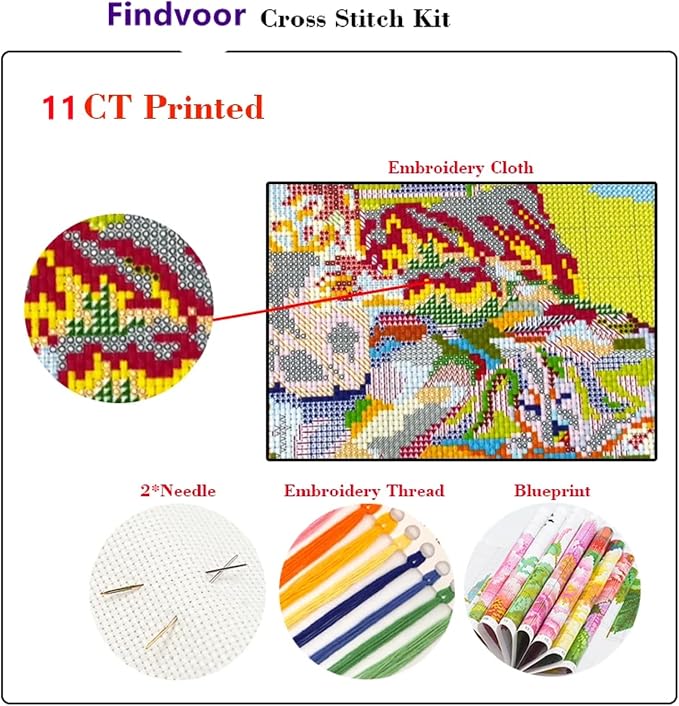 Hopeart Stamped Cross Stitch Kits - Image 4