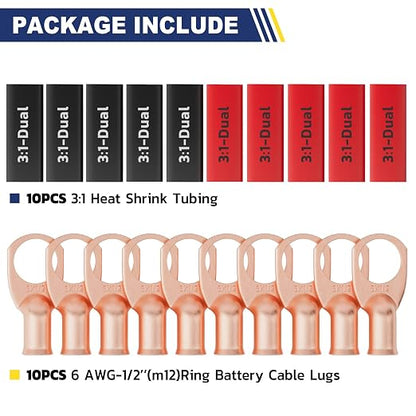 haisstronica 10pcs 6 AWG - Image 4