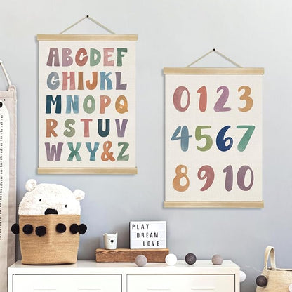 2-Pack Alphabet and Number Posters - Image 2