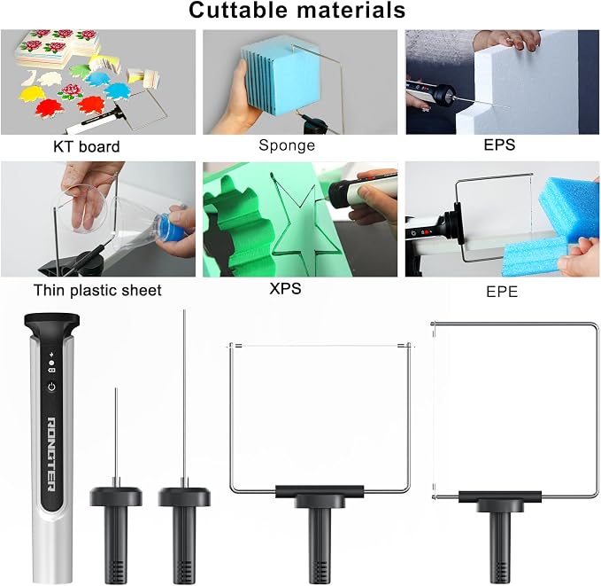 4 in 1 Hot Wire Electric Foam Cutter kit, Styrofoam Cutting Tool 15W/ 6V - Image 3