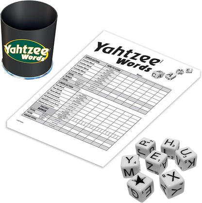 Winning Moves Yahtzee Words Games USA, Family Word Game Version of Yahtzee - Image 4
