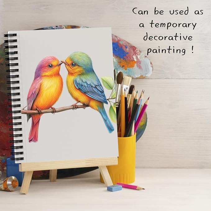 5.5" x 8.5" Sketch Book ，2 Pack 80-Sheets，Double-Sided Hardbound Sketchbook - Image 6
