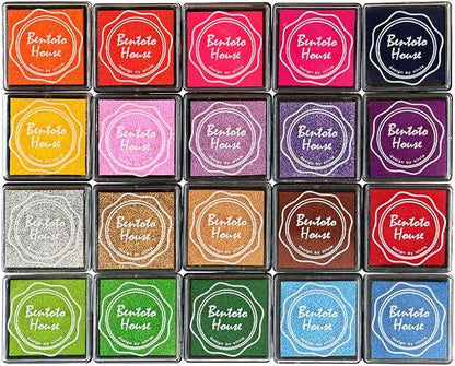 Dizdkizd Finger Craft Ink Pads, 20 Colors Craft Ink Pads by Dizdkizd