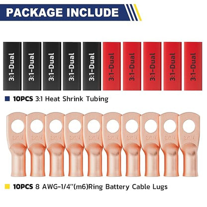 haisstronica 10pcs 8 AWG - Image 4
