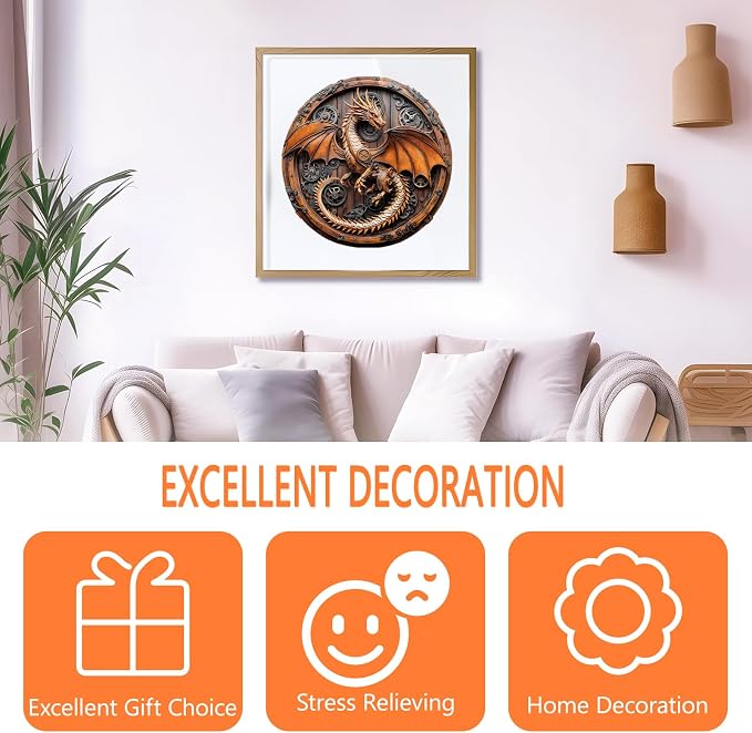 Wooden Puzzles for Adults, Mechanical Dragon Wooden Jigsaw Puzzle for Adults - Image 6