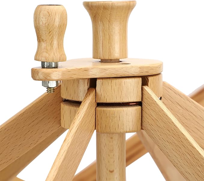 Brainmart Wooden Yarn Swift Umbrella Swift Yarn Winder Knitting Crocheting - Image 5