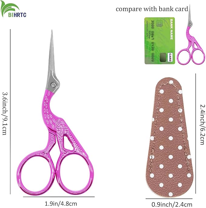 BIHRTC Little Bird Scissors 3.6Inch Sewing Scissors - Image 2