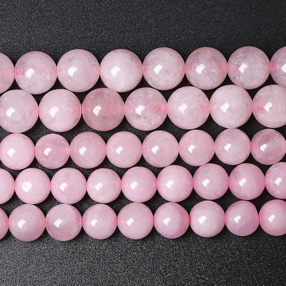 120pcs 6MM Natural Rose Quartz Stone Energy Healing Beads Round Loose Beads by Unknown