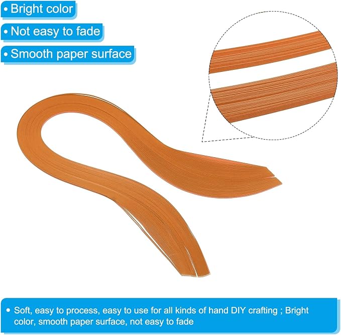 PATIKIL Quilling Strips Paper 600pcs 1.5mm 39cm Origami Paper Quilling Kits - Image 3