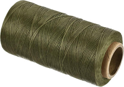 MECCANIXITY Waxed Thread, 284 Yard 0.8mm 150D Flat Wax Thread Polyester Waxed by MECCANIXITY