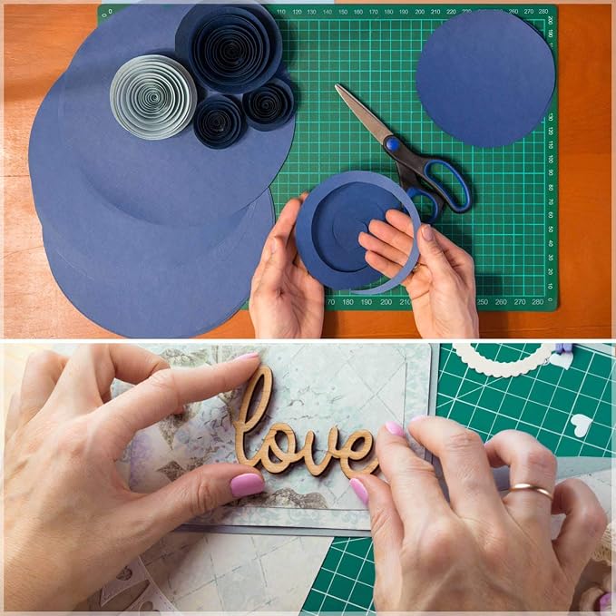 anezus Self Healing Sewing Mat, Rotary Cutting Mat Double Sided 5-Ply Craft - Image 7