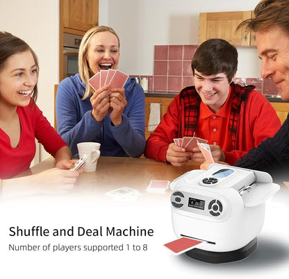 2025 Automatic Card Shuffler and Dealer Machine, 2-in-1 360°Rotating Card - Image 7