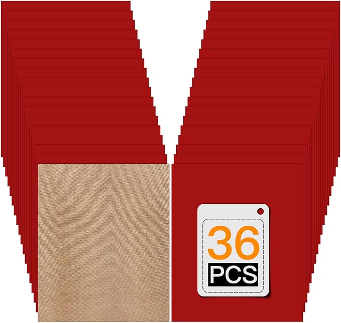 HTVRONT Red Heat Transfer Vinyl Bundle: 36 Pack 12" x 10" Iron on Vinyl by HTVRONT