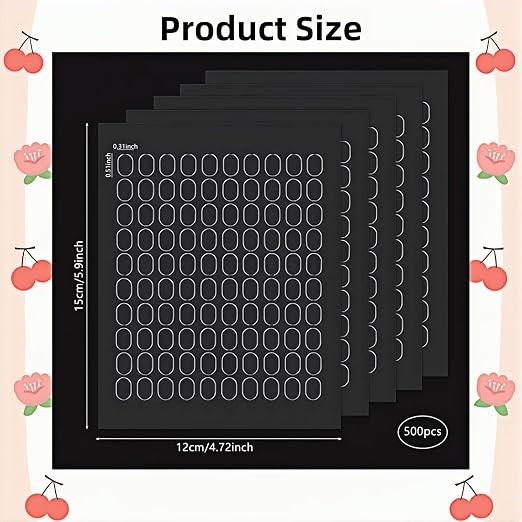 500 Pcs Clear Gel Glue Dots, Double Sided Removable Adhesive Dots, Sticky Tack - Image 2