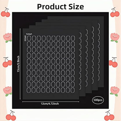 500 Pcs Clear Gel Glue Dots, Double Sided Removable Adhesive Dots, Sticky Tack - Image 2