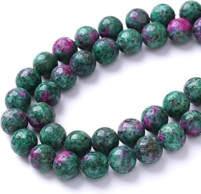 90pcs 4mm Natural Epidote Zoisite Stone Beads - Image 3