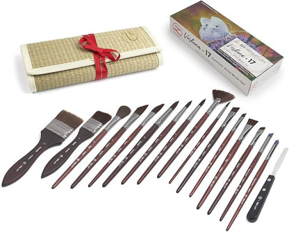 Professional Synthetic Brush Set by ZenARTSupplies
