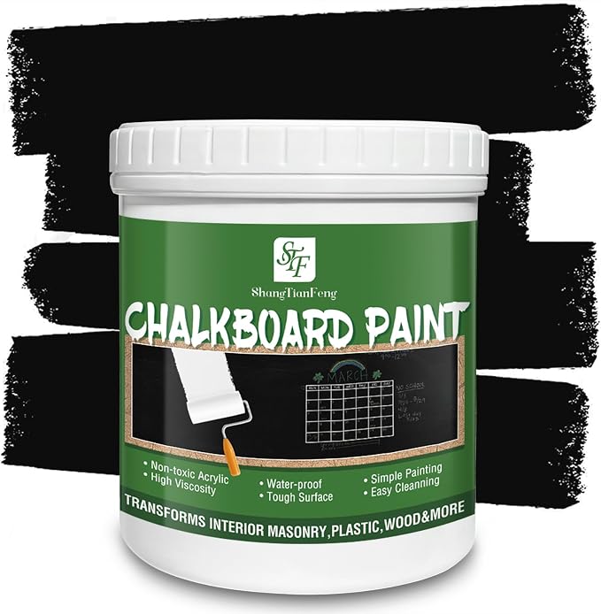 ShangTianFeng Black Chalkboard Paint （32 FL Oz） - Image 2