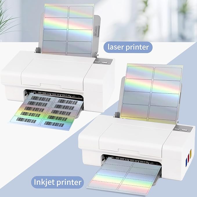 STARLIBOO Shipping Labels Stickers, Permanent Adhesive Sticker - Image 3
