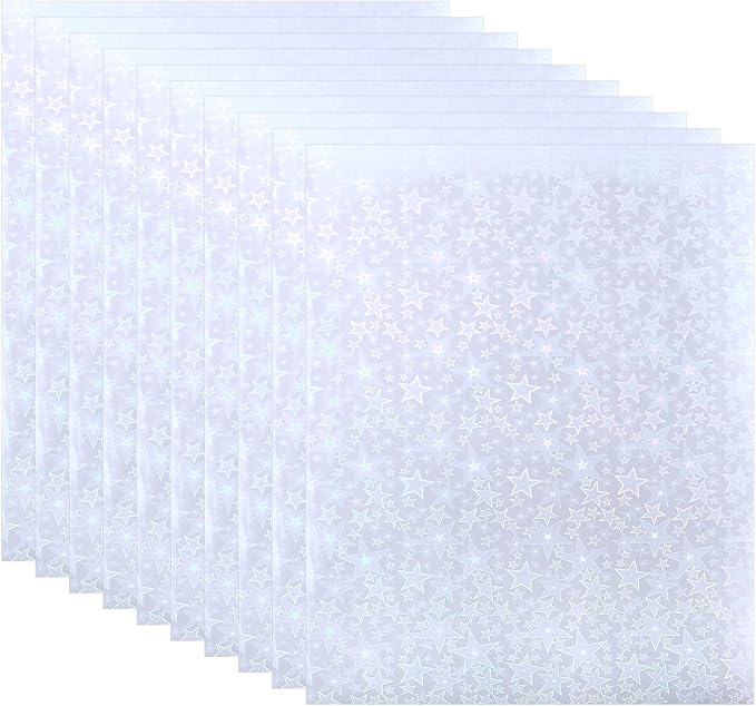 PATIKIL 11.7x8.3" Holographic Sticker Paper, 10Sheets A4 Polypropylene by PATIKIL