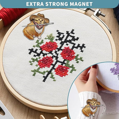 Magnetic Needle Minder Magnet Embroidery Accessories and Supplies Embroidery - Image 3