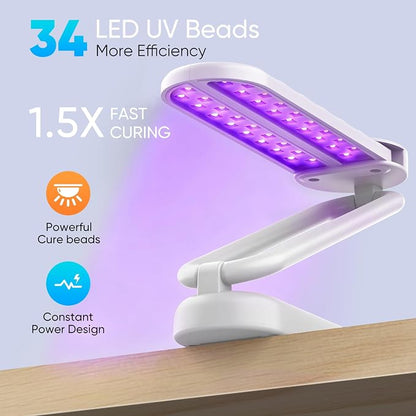 PPESULK UV Light for Resin Curing, Rechargeable UV Resin Lamp - Image 2