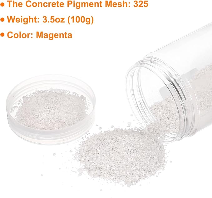 HARFINGTON Iron Oxide Powder Concrete Pigment 325 Mesh 3.5oz Iron Oxide Grout - Image 2