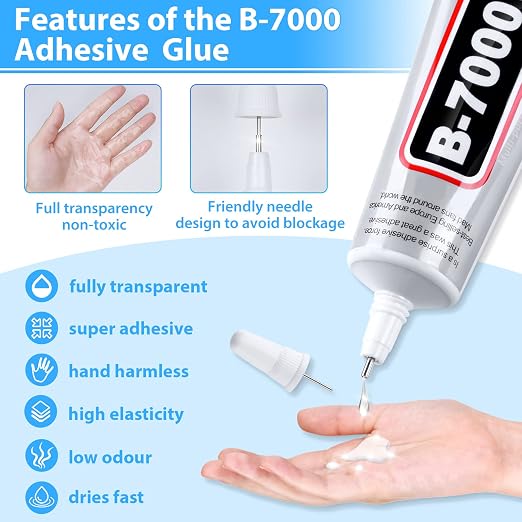 B-7000 Super Adhesive Glue, Industrial Strength B7000 Glues Paste - Image 2