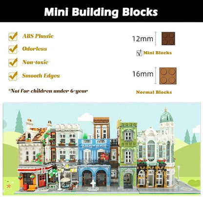 ZenithFlow Street View Building Blocks Kit, Cuba Hotel Mini Blocks Construction - Image 2