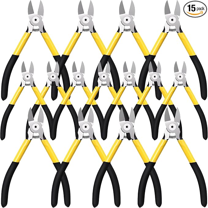 Lasnten Wire Cutters Precision Cutting Pliers Side Diagonal Cutters Small Wire by Lasnten