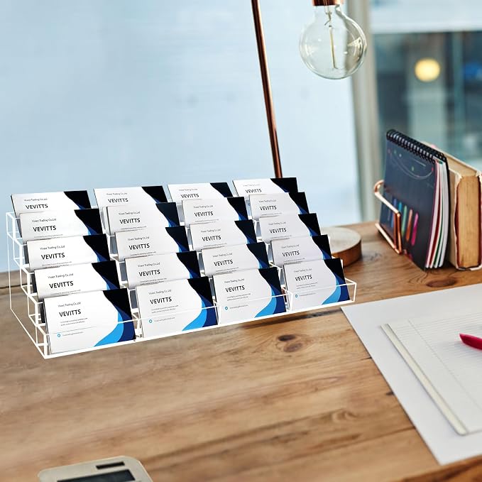 20 Slots Acrylic Business Card Holder - Image 3