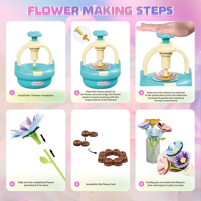 Plunack Flower Bouquet Toys Kits - Image 4