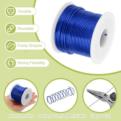 MECCANIXITY 12 Gauge Anodized Aluminum Craft Wire Bendable Bonsai Training Wire - Image 3